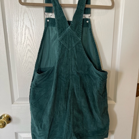 **100% Cotton** Wild Fable Corduroy Overall Dress – Women’s Small – Forest Green - Picture 2 of 4